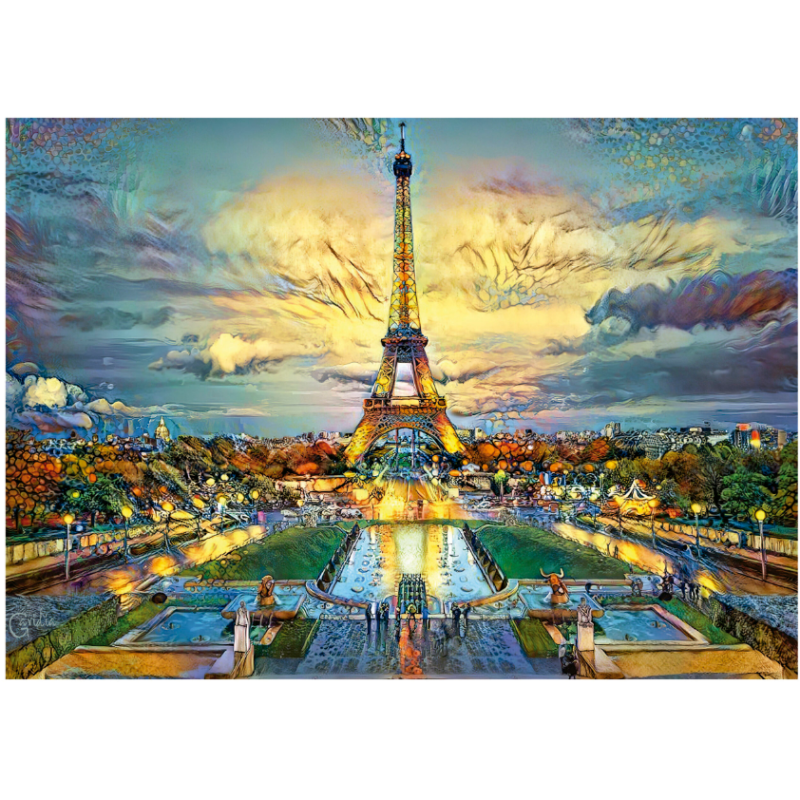 Puzzle Torre Eiffel 500 Pzs