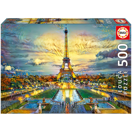 Puzzle Torre Eiffel 500 Pzs De Educa