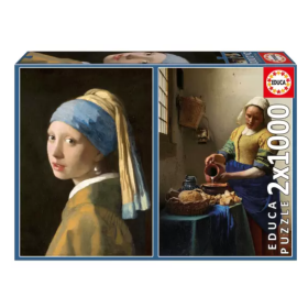 Puzzle Vermeer 2x1000 Pzs