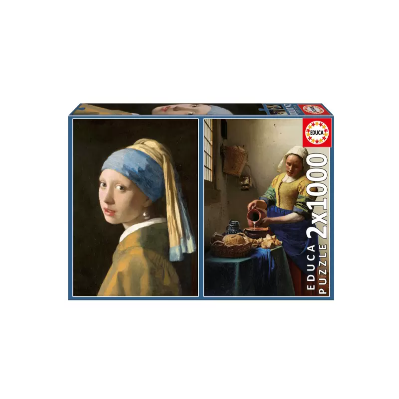 Puzzle Vermeer 2x1000 Pzs De Educa