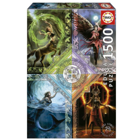 Puzzle Elemental Magic Chart 1500 Pzs De Educa