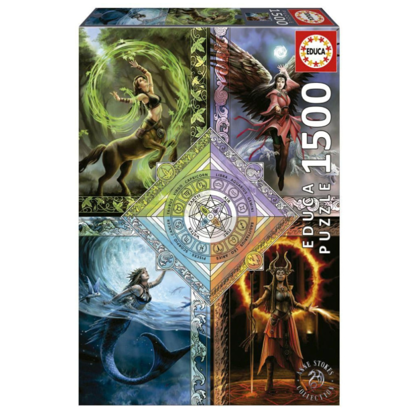 Puzzle Elemental Magic Chart 1500 Pzs De Educa