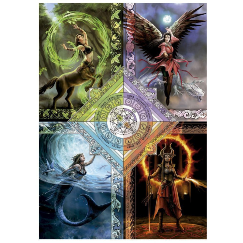 Puzzle Elemental Magic Chart 1500 Pzs