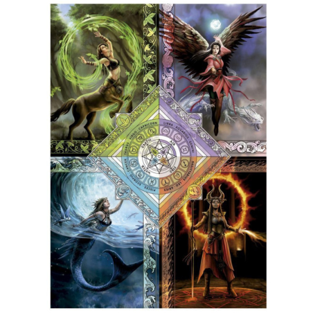 Puzzle Elemental Magic Chart 1500 Pzs