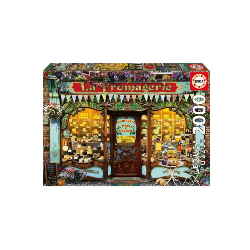 Puzzle Tienda De Quesos Finos 2000 Pzs De Educa