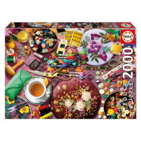 Puzzle La Mesa De Costura 2000 Pzs De Educa