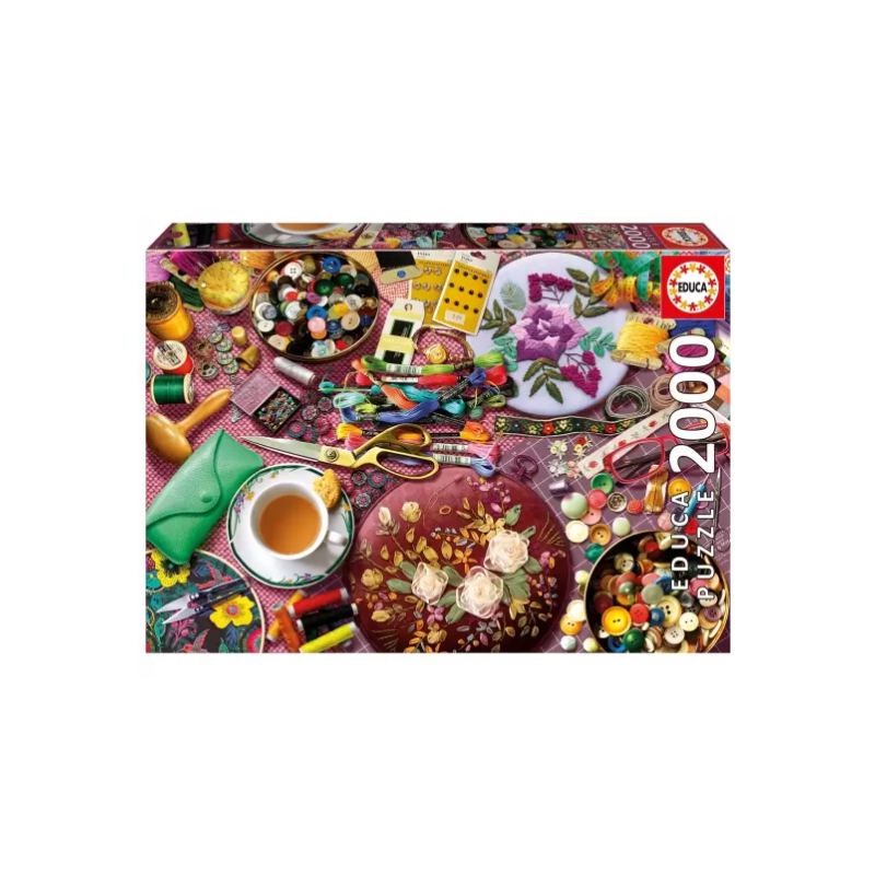 Puzzle La Mesa De Costura 2000 Pzs De Educa