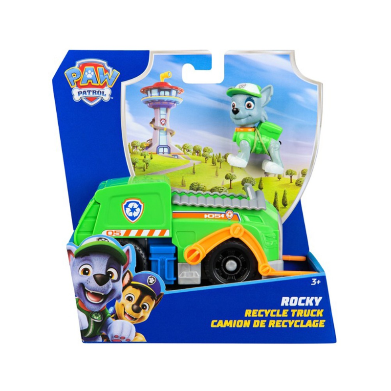 Patrulla Canina Camión Reciclaje Rocky