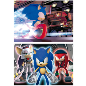 Puzzle Sonic Prime Neón 2x100 Pzs De Educa 2
