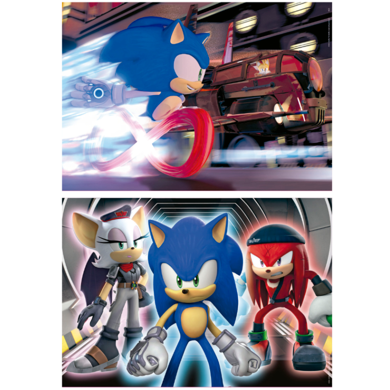 Puzzle Sonic Prime Neón 2x100 Pzs
