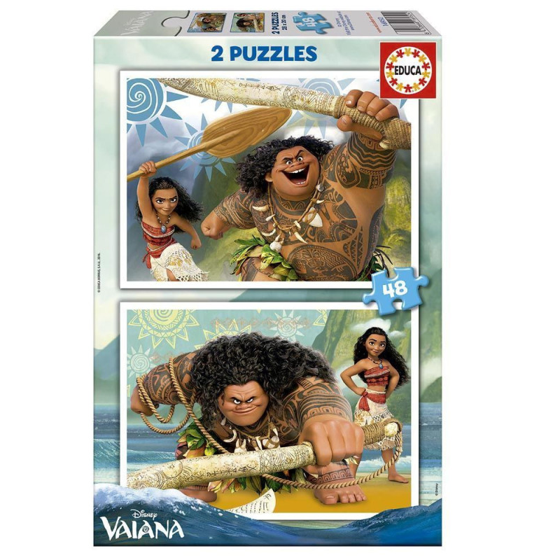 Puzzle Vaiana 2x48 Pzs