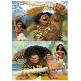 Puzzle Vaiana 2x48 Pzs 2