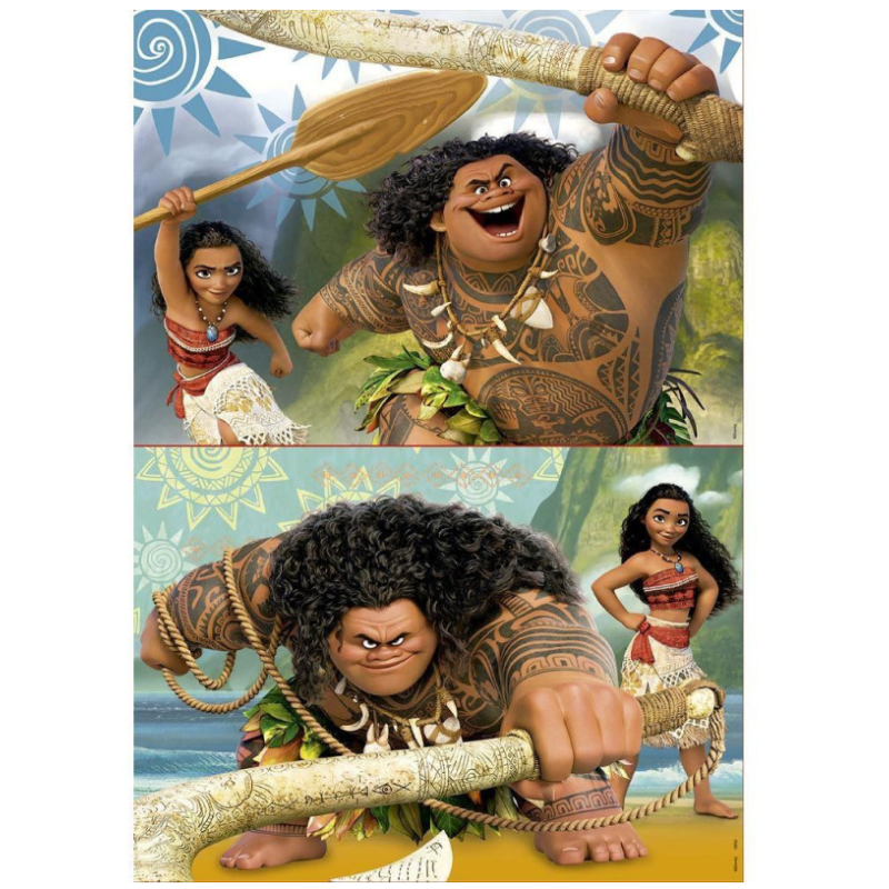 Puzzle Vaiana 2x48 Pzs