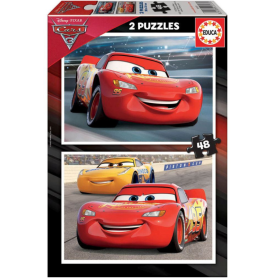 Puzzle Cars 3 2x48 Pzs De Educa