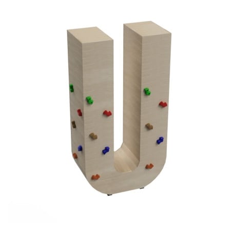 Letras Gigantes Masgames ALPHAPLAY con piedras de escalar color natural 