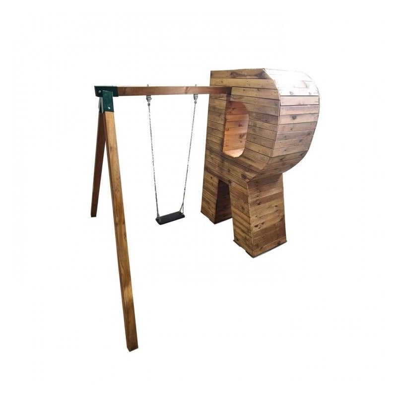 Letras Gigantes Masgames ALPHAPLAY con columpio color natural 