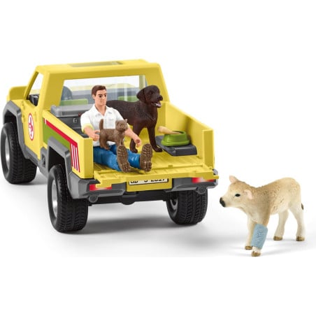 Schleich Visita del Veterinario en la Granja