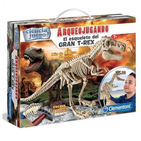 ARQUEOJUGANDO TREX GIGANTE