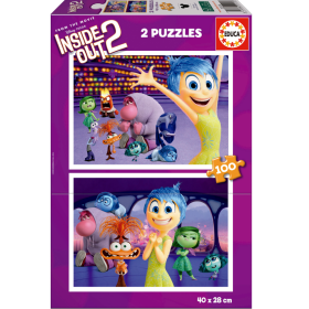 Puzzle Del Revés 2 2x100 Pzs De Educa