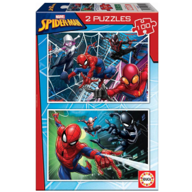 Puzzle Spiderman 2x100 Pzs