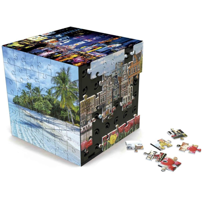 Puzzle 3D Cubo Viajes 216 Pzs
