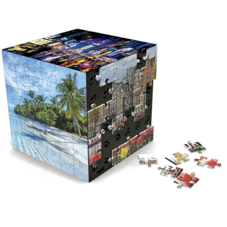 Puzzle 3D Cubo Viajes 216 Pzs