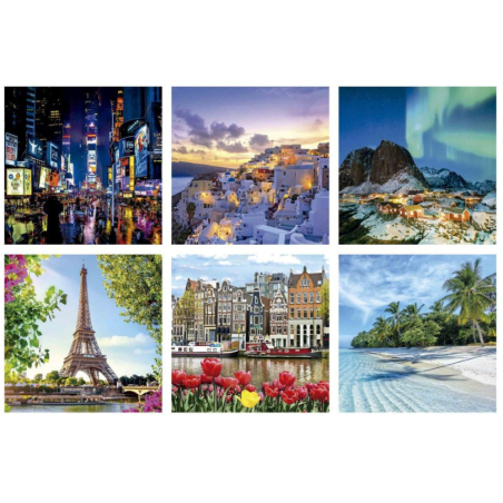 Puzzle 3D Cubo Viajes 216 Pzs