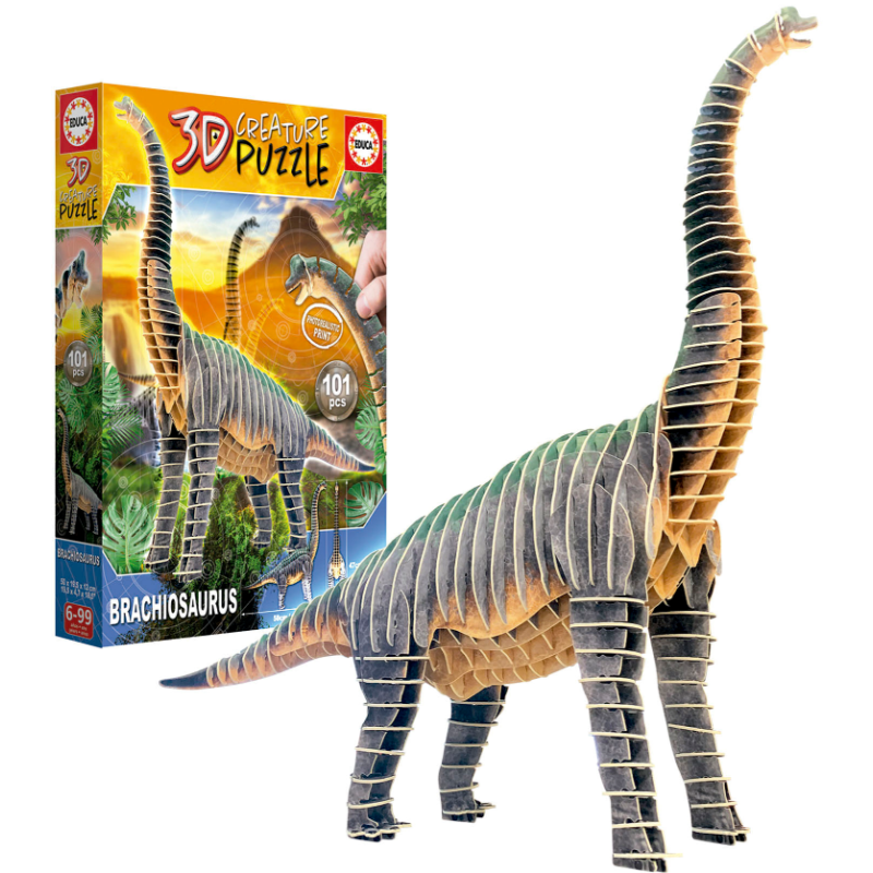 Puzzle 3D Brachiosaurus Creature 101 Pzs