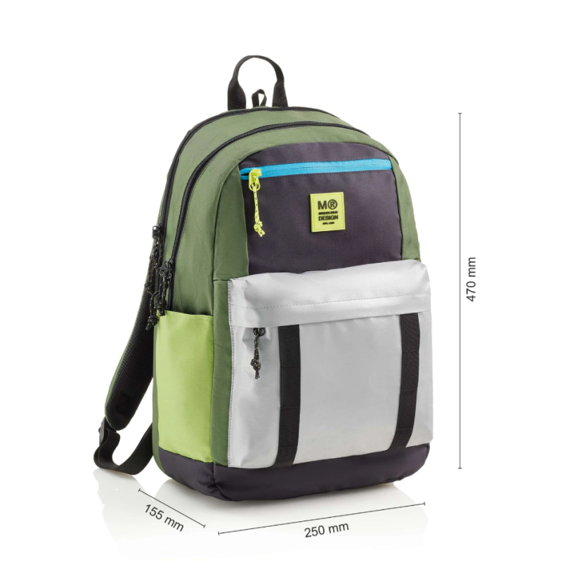 Mochila Triple Amsterdam Rider Verde