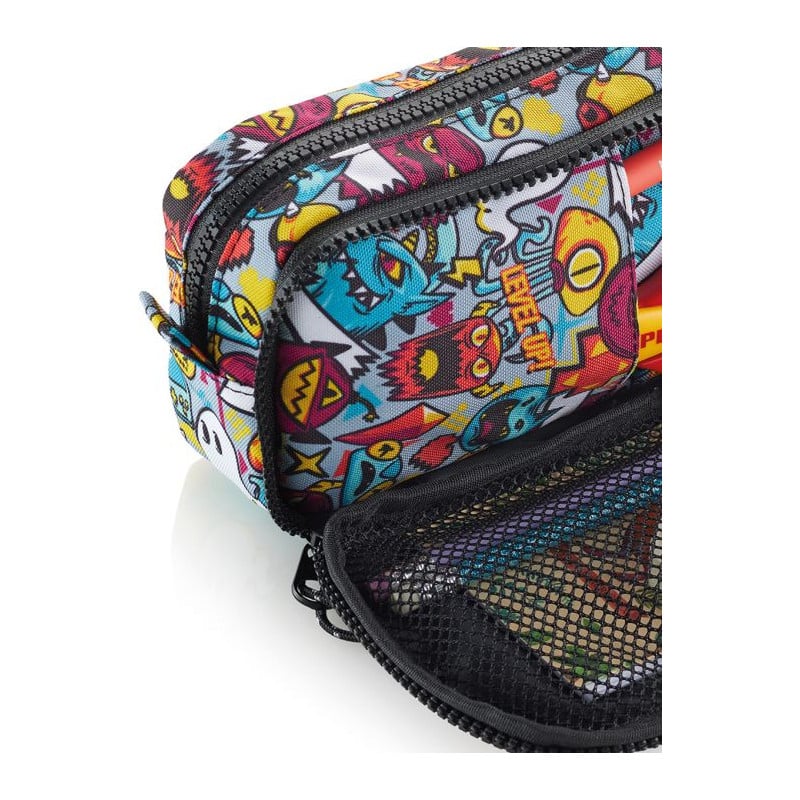 Estuche Doble Cremallera Level Up