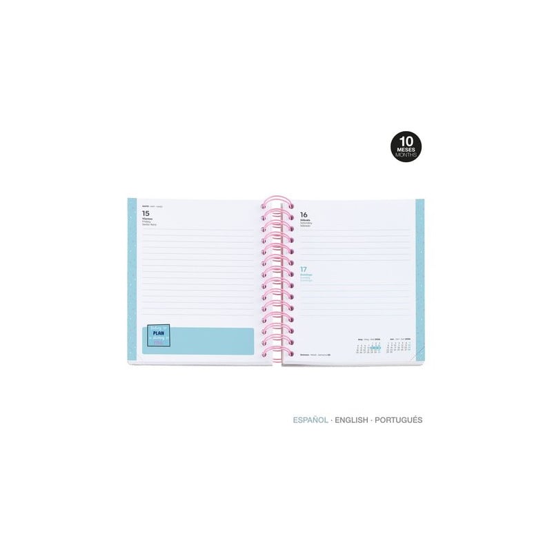 Agenda Escolar Silver Panda 2025-2026