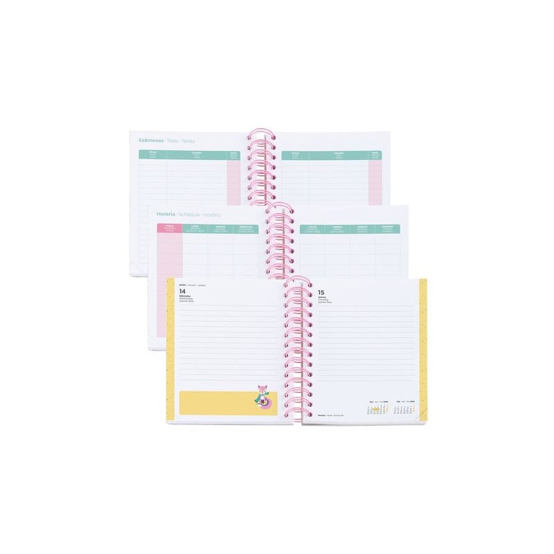 Agenda Escolar Silver Panda 2025-2026