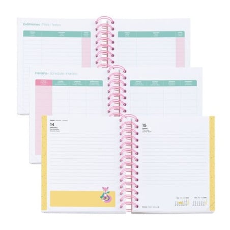 Agenda Escolar Silver Panda 2025-2026