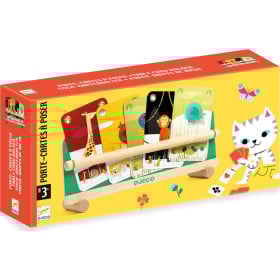 PORTA CARTAS DE MESA DE MADERA