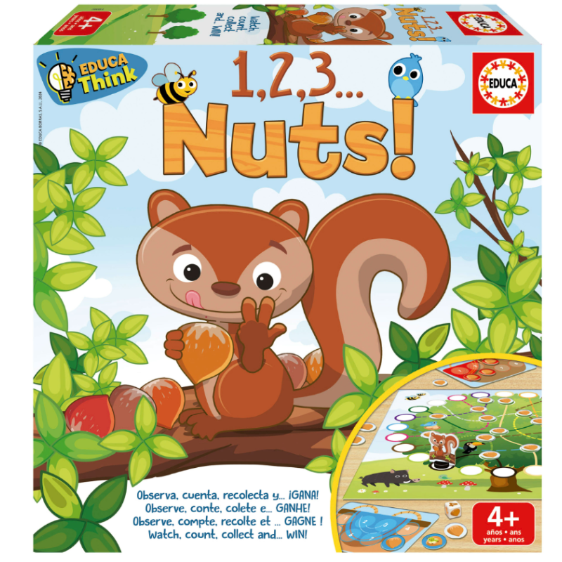 1, 2, 3 Nuts De Educa