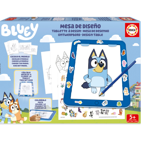 Bluey Mesa De Diseño Con Luz De Educa