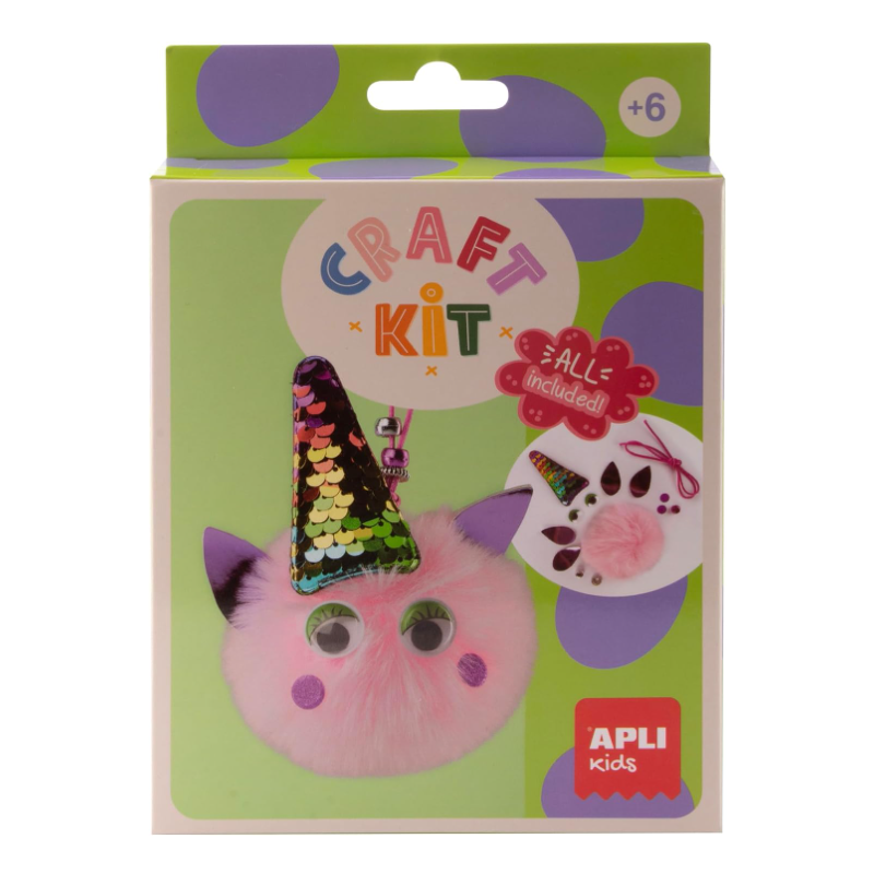 Kit Craft Pompom Unicornio