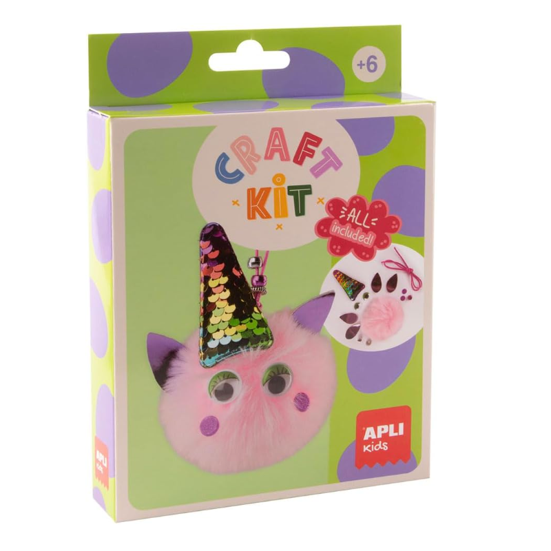 Kit Craft Pompom Unicornio De Apli