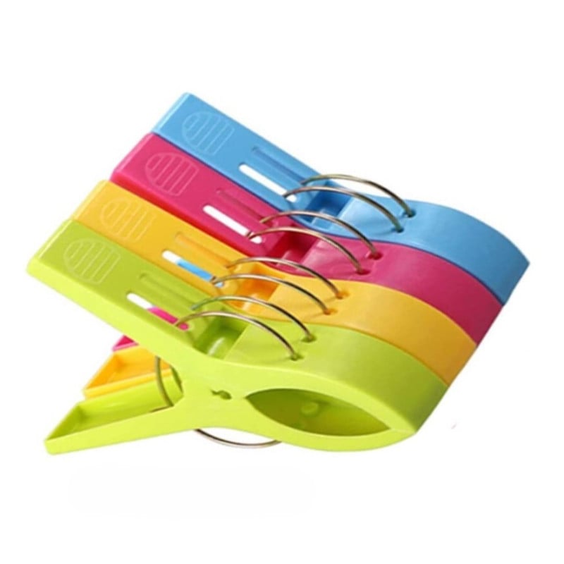 Pack 4 Pinzas Sujeta Toallas