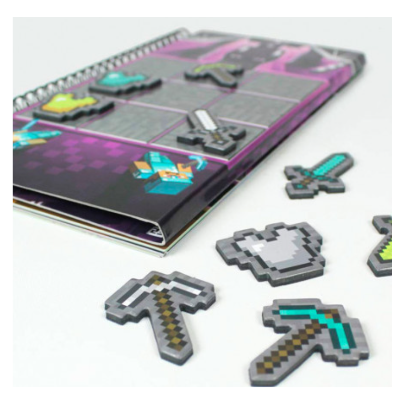 Minecraft Puzzle Magnetico De Viaje