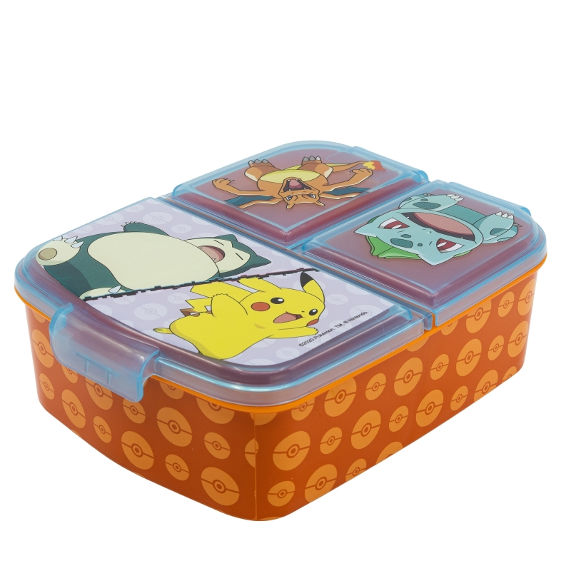 Sandwichera Múltiple Pokemon De Stor