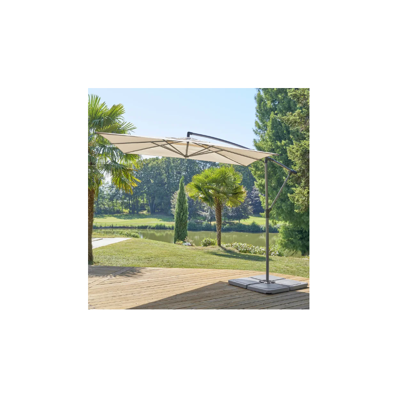 Parasol Manoa Trigo 2,5x2,5 m
