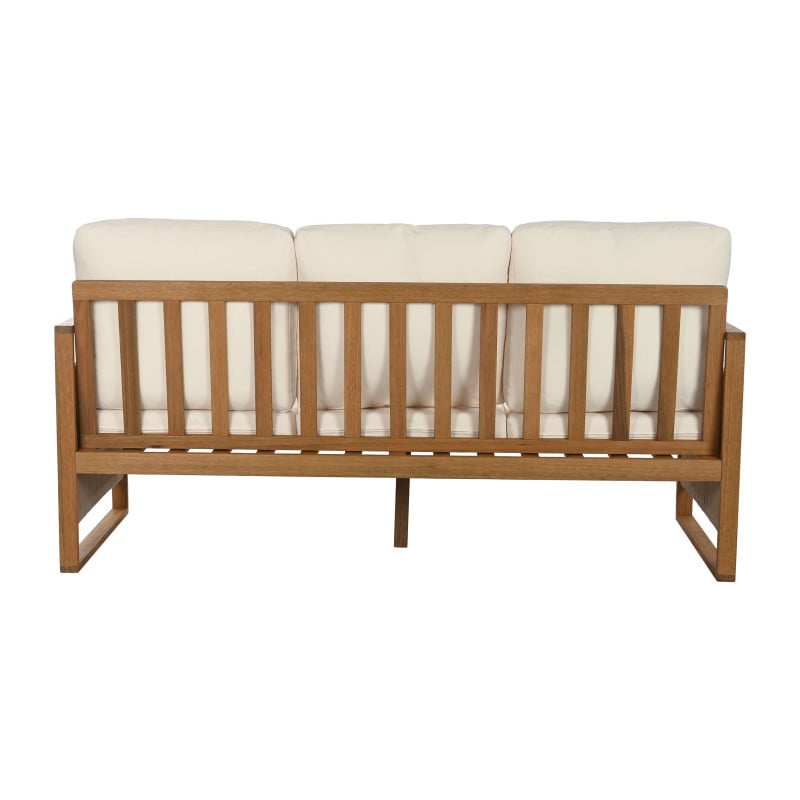 Set Sofá Cuerdas 4 Piezas con Mesa 182x72x80 cm