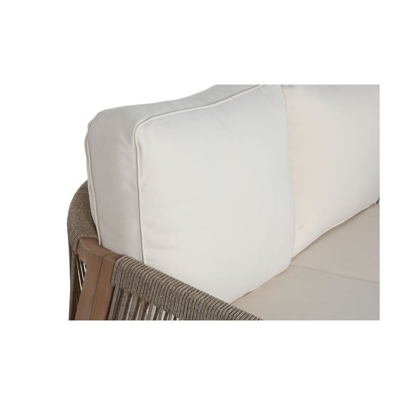 Set de 4 Piezas Acacia Cuerda