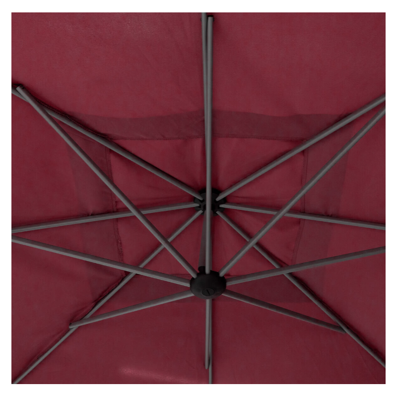 Parasol Manoa Burdeos 2.5x2.5 m