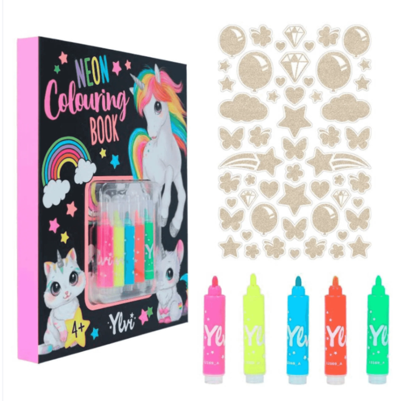 Ylvi Set De Colorear Neón