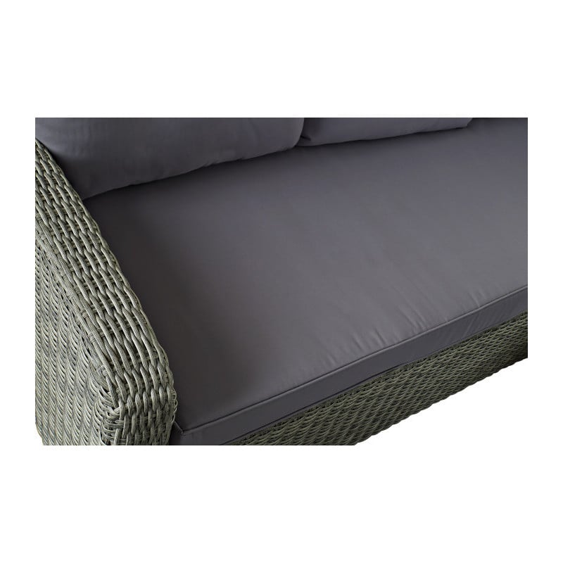 Sofá Set 4 Ratan Sintético 267x204x90