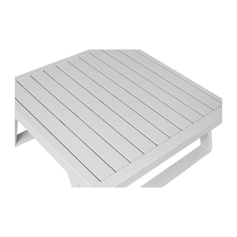 Set Jardín 6 Plazas Metal Poliéster Gris