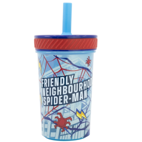 Vaso Antivuelco Spiderman 370 ML De Stor 2