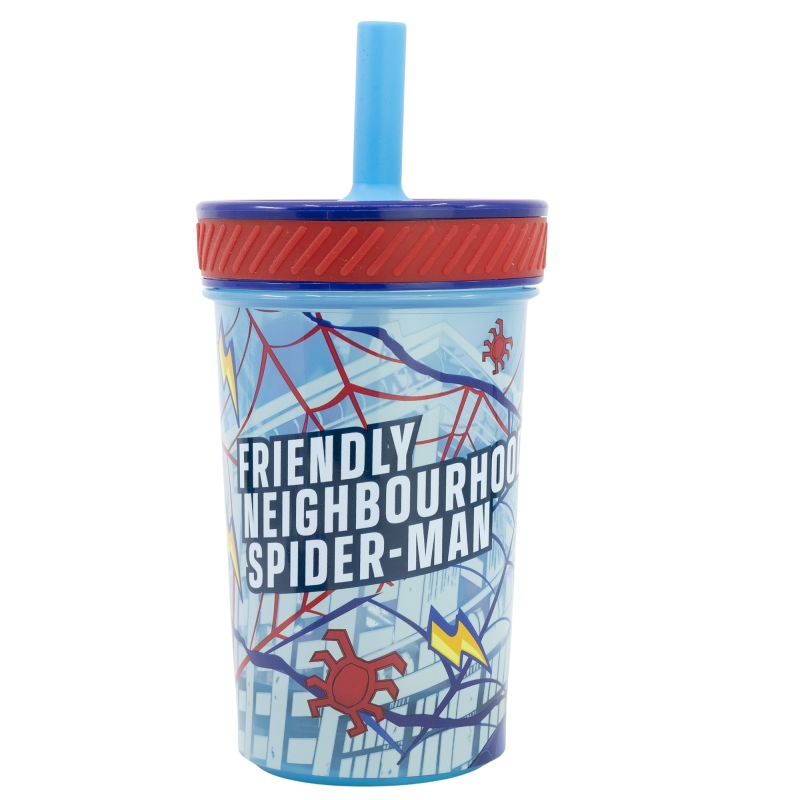 Vaso Antivuelco Spiderman 370 ML